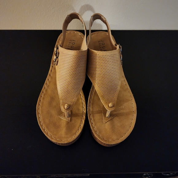 Wedge thong sandals - Picture 4 of 6